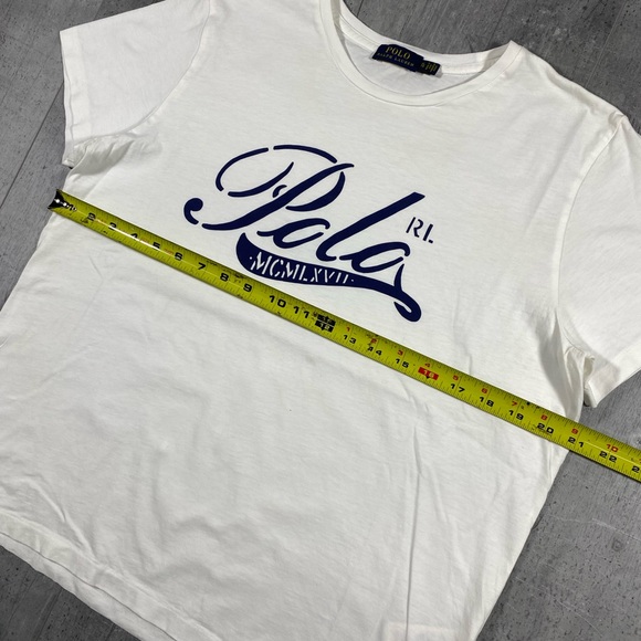 White Polo Ralph Lauren Baby Tee - Picture 8 of 8